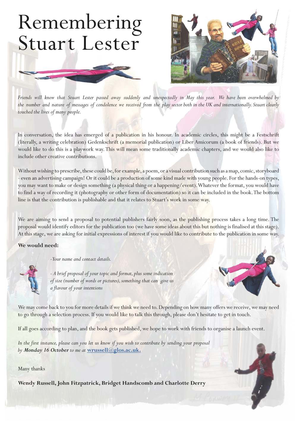 Remembering Stuart Lester FS with pics